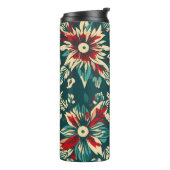 Feestelijke vakantie Mandala Tumbler Thermosbeker (Gedraaid links)