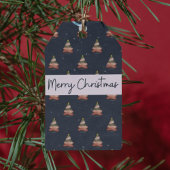 Feestelijke vakantie Modern Lettering Design Cadeaulabel