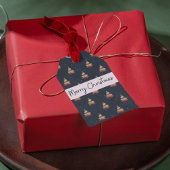 Feestelijke vakantie Modern Lettering Design Cadeaulabel