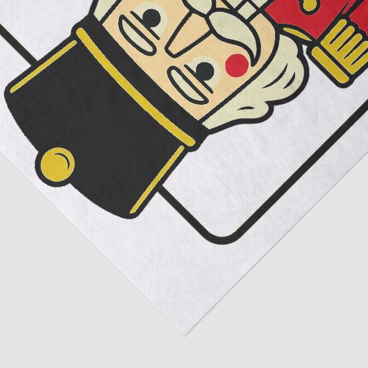 Feestelijke vakantie Notenkraker Decoupage Tissue  Tissuepapier (Detail)