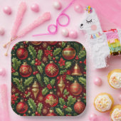 Feestelijke vakantie Ornament Paper Bord (Feest)