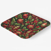 Feestelijke vakantie Ornament Paper Bord (Gebogen)