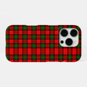 Feestelijke Vakantie Rood en Groen Schots Plaid iPhone Hoesje (Achterkant horizontaal)