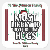 Feestelijke vakantie Sticker voor kerst Cheer (Voorkant)