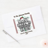 Feestelijke vakantie Sticker voor kerst Cheer (Envelop)