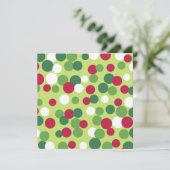 Feestelijke vakantie Stippen Kaart (Staand voorkant)