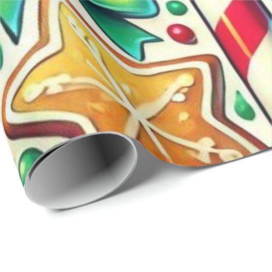 Feestelijke vakantie traktaties cadeaupapier (Rol Hoek)