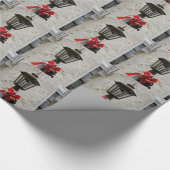 Feestelijke vakantie versierde Pella, Iowa Cadeaupapier (Hoek)