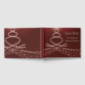 Feestelijke vakantie winter bruiloft gastenboek (Volledig)