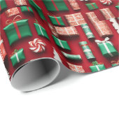 Feestelijke vakantie Wonderland Wrapping Paper Cadeaupapier (Rol Hoek)