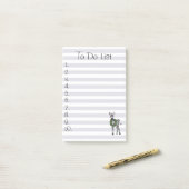 Feestelijke Vakantie Zebra Illustratie, Vakantie Z Post-it® Notes (Op bureau)