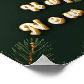 Feestelijke vakantiedecoraties poster (Hoek)