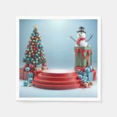 feestelijke vakantiefase servet (Voorkant)