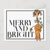 Feestelijke vakantiegraf | rode groene tuin briefkaart (Voorkant)