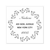 Feestelijke vakantiekrans  zelfinktende stempel (Design)