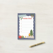 Feestelijke vakantielijst post-it® notes (Op bureau)