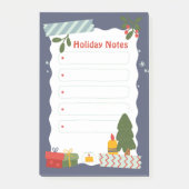 Feestelijke vakantielijst post-it® notes (Voorkant)