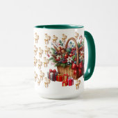 Feestelijke vakantiemand Mok (Voorkant rechts)