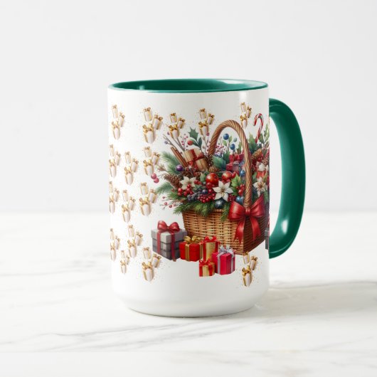 Feestelijke vakantiemand Mok (Voorkant rechts)