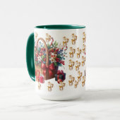 Feestelijke vakantiemand Mok (Voorkant links)