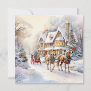 Feestelijke vakantiewensen feestdagenkaart