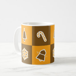 Feestelijke Vakpatroon voor de Feestdagen Koffiemok