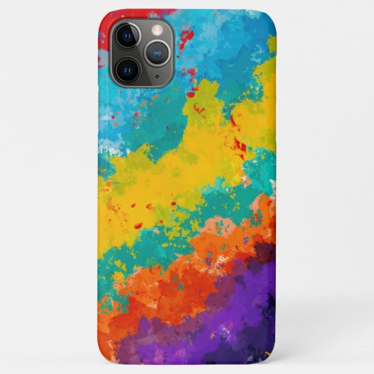Feestelijke verf kleur spat kleurrijke spatten Case-Mate iPhone case (Achterkant)