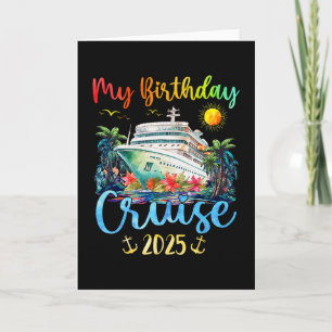 Feestelijke Verjaardag Cruise Ship Feest 2025 Mann Kaart