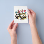 Feestelijke Verjaardag Flyer (Hand)