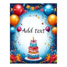 Feestelijke verjaardag met ballonnen