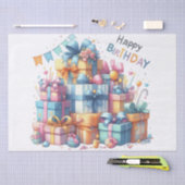 Feestelijke verjaardag voor alle leeftijden tissuepapier (Craft)