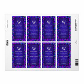Feestelijke Verjaardag Wijnlabel Confetti Etiket (Full Sheet)