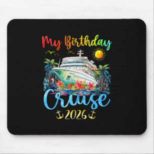 Feestelijke Verjaardags Cruise Ship Feest 2026 Man Muismat