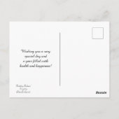 Feestelijke Verjaardagsballonnen Briefkaart (Achterkant)