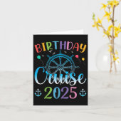 Feestelijke Verjaardagscruise 2025 Cruise Boat Par Kaart (Gele Bloem)