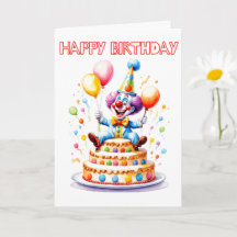 Feestelijke Verjaardagsfeest Clown