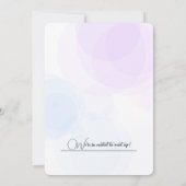 Feestelijke verjaardagsfeestje Ballonnen en gesche Kaart (Achterkant)