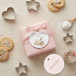Feestelijke Verjaardagsfeestjes voor Meisjes Elega Bedankjes Labels