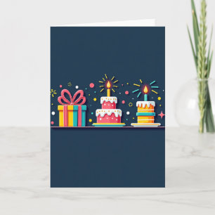 Feestelijke Verjaardagskaart Kaart