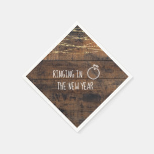 Feestelijke verlovingsfeestje luiden in het nieuwe servet