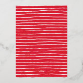 feestelijke verpakking | Vakantie Favoriete Dingen Folie Uitnodiging (Achterkant)