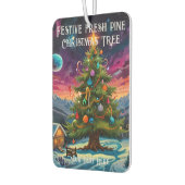 Feestelijke verse dennengeur kerstboom luchtverfrisser (Links)