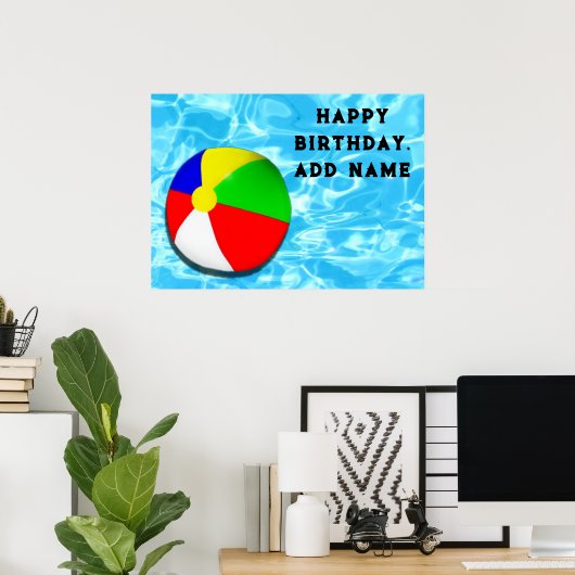 feestelijke versiering voor kinderen poster (Thuiskantoor)