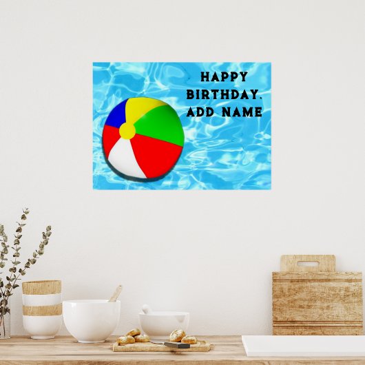 feestelijke versiering voor kinderen poster (Keuken)