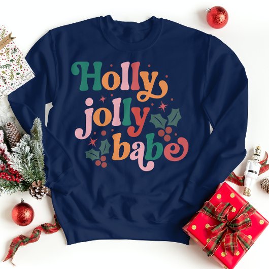 Feestelijke Vibes: Holly Jolly Bebe Wintertrui Trui