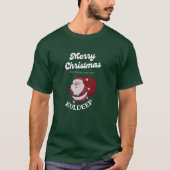 Feestelijke vibes: kerst en nieuwjaar juichen t-shirt (Voorkant)