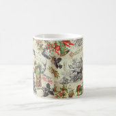 Feestelijke  Victoriaans Kerstman Koffiemok (Center)