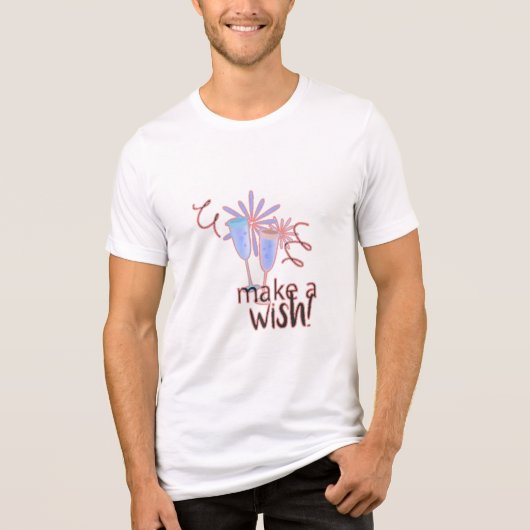 Feestelijke viering clip art Tri-Blend shirt (Voorkant)