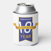 Feestelijke viering van 10-jarig jubileum blikjeskoeler (Blikje Achterkant)