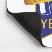 Feestelijke viering van het 10-jarig jubileum muismat (Hoek)